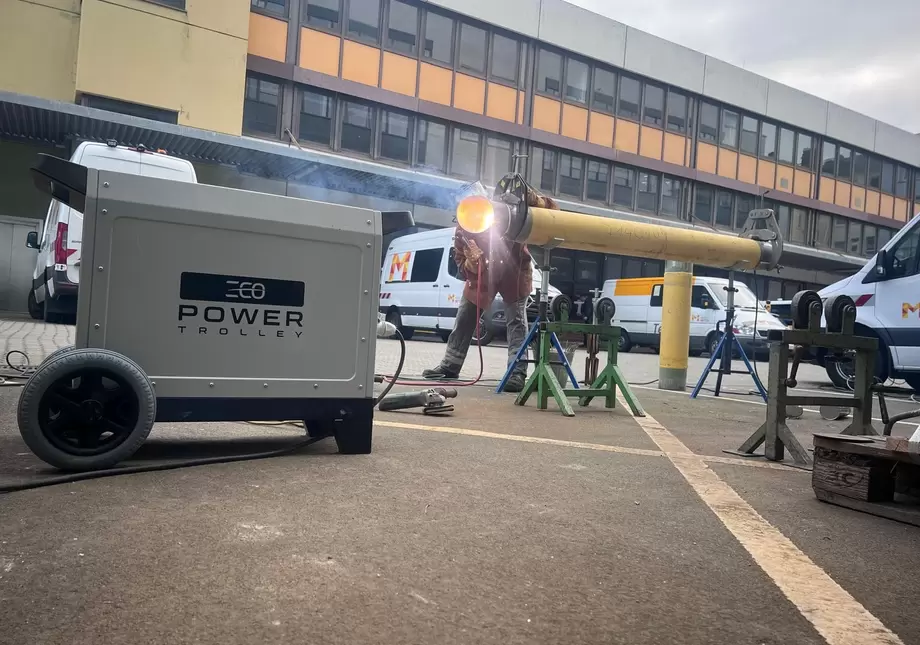 ecoPowerTrolley im Einsatz bei Mainzer Netze