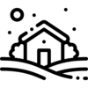 Alphütten oder abgelegene Gebäude