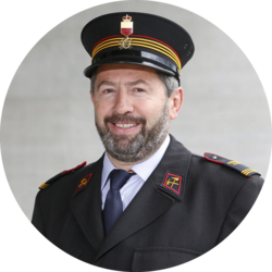 Feuerwehrkommandant Alex Steiger Feuerwehr Schaan 